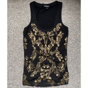 EXPRESS Sequin Party Tank - Size XS